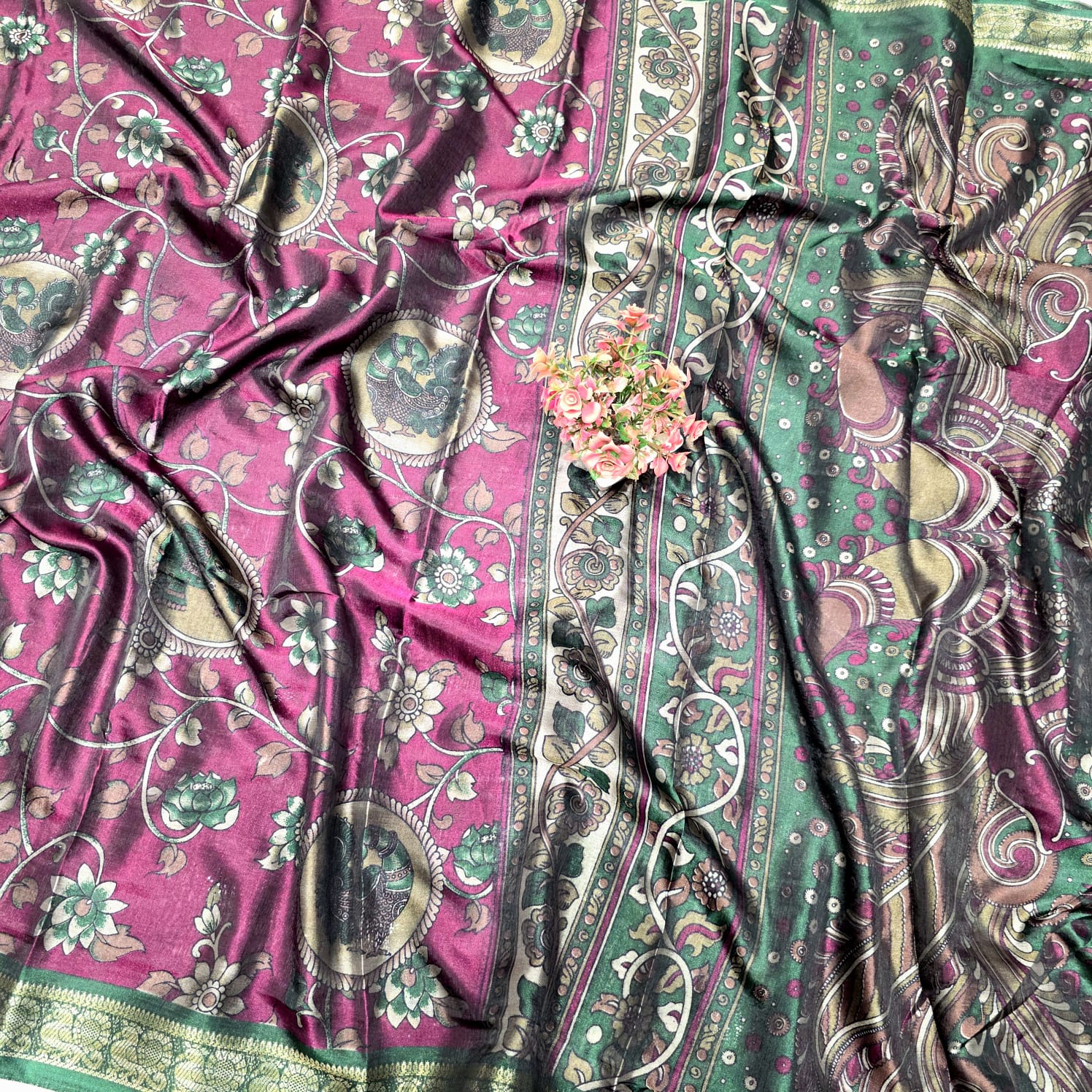 Narayani Kalamkari Silk Saree