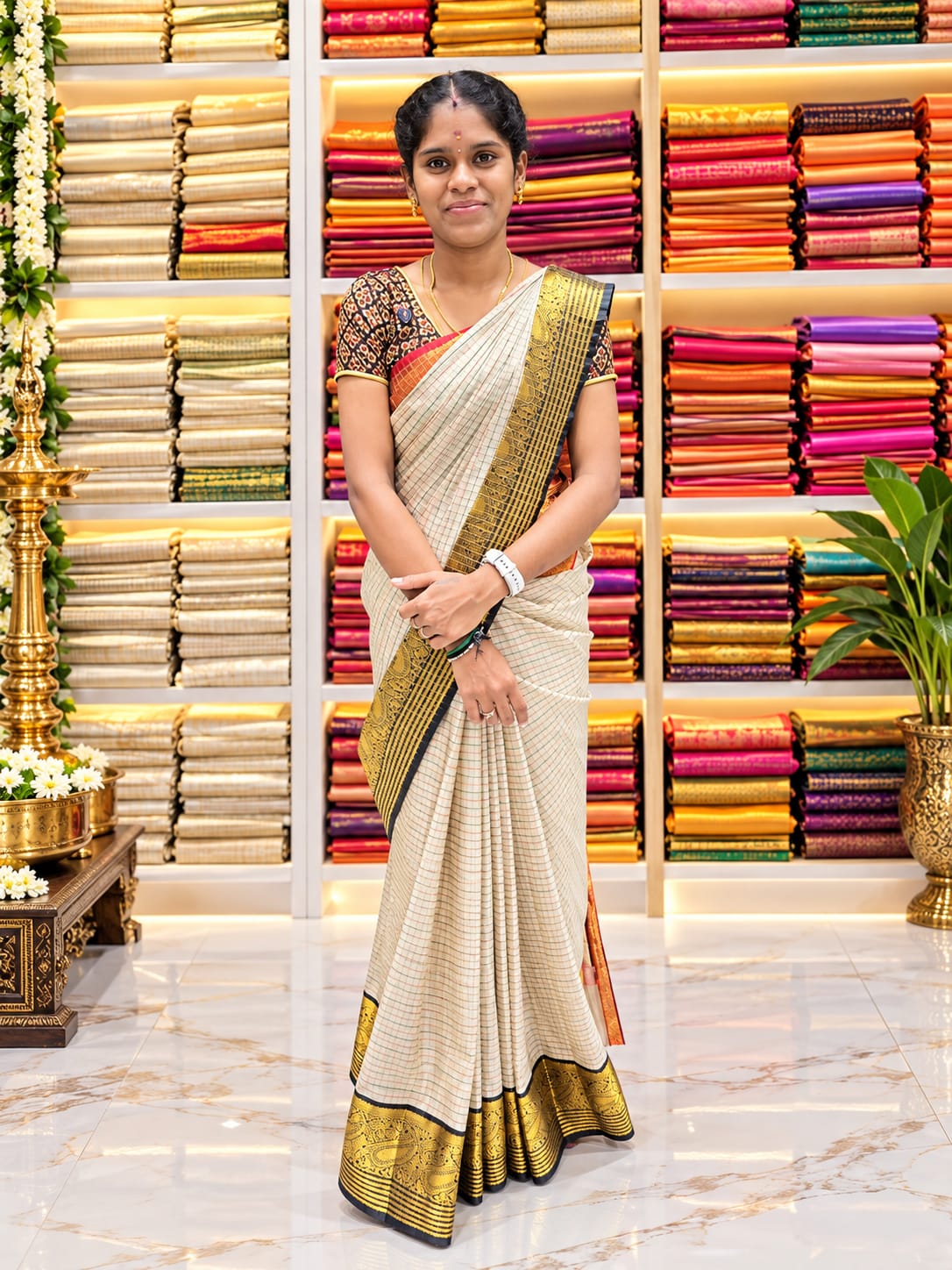 Ganga Jamuna Silk Saree