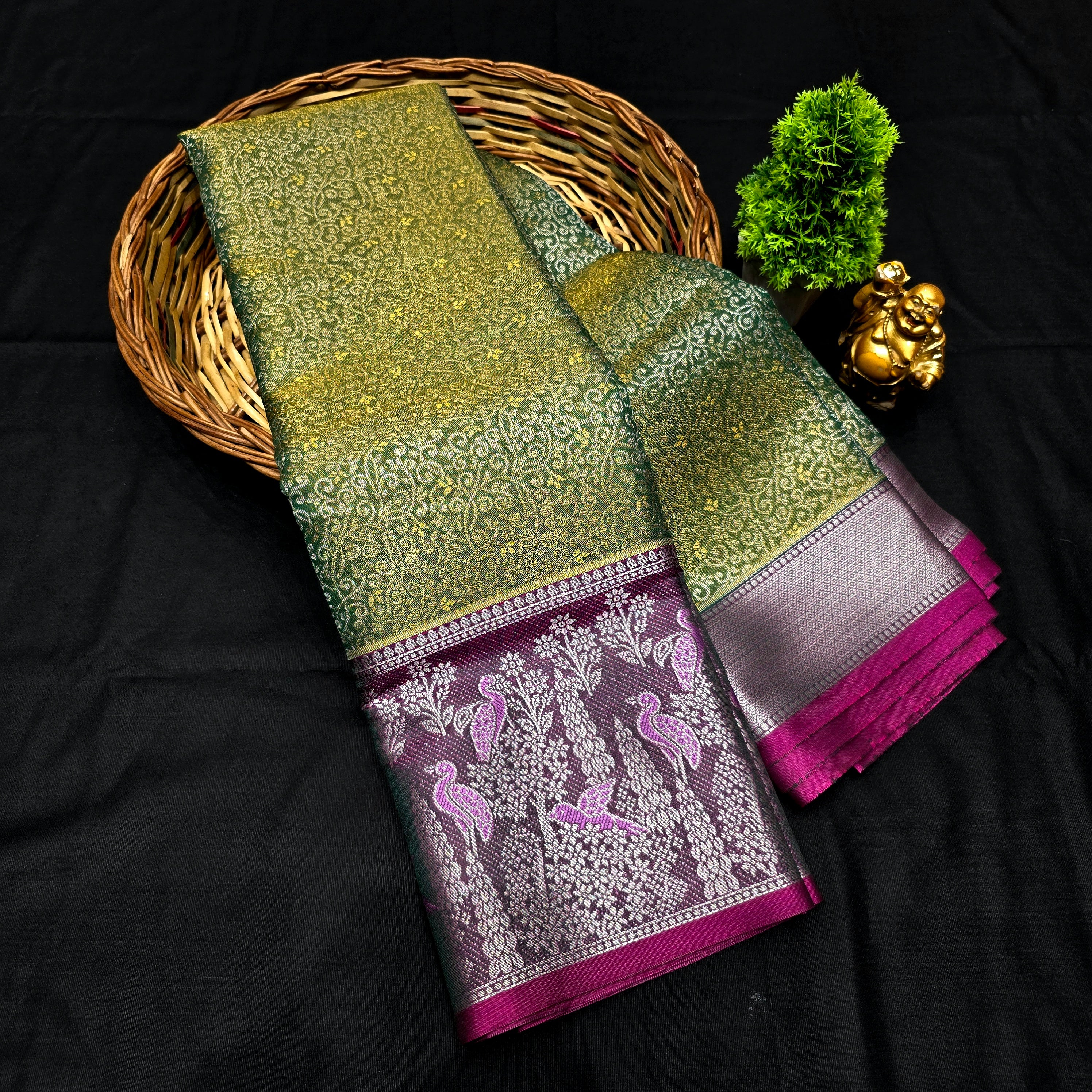 Tissue Bridal Saree