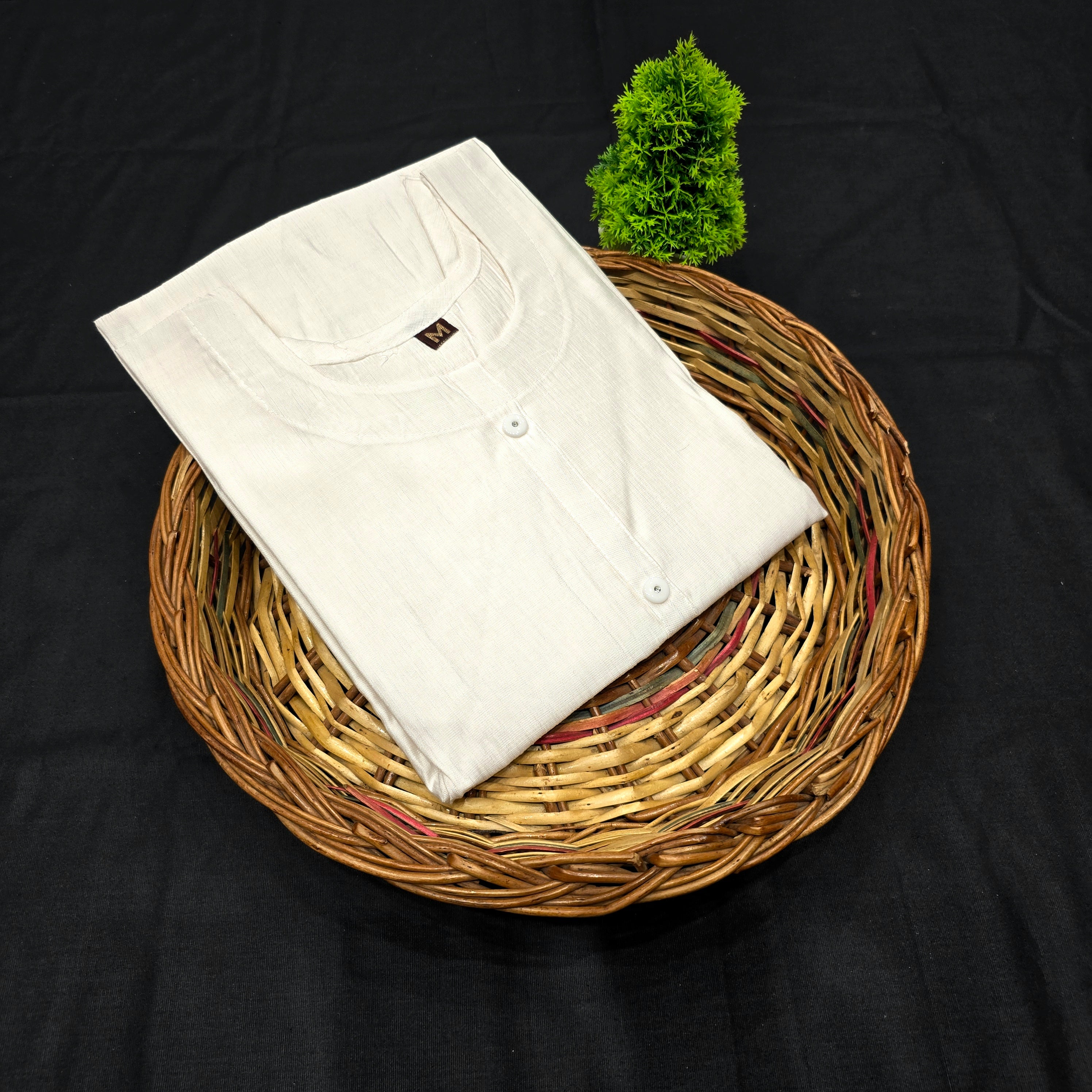 Premium Plain Cotton Kurti