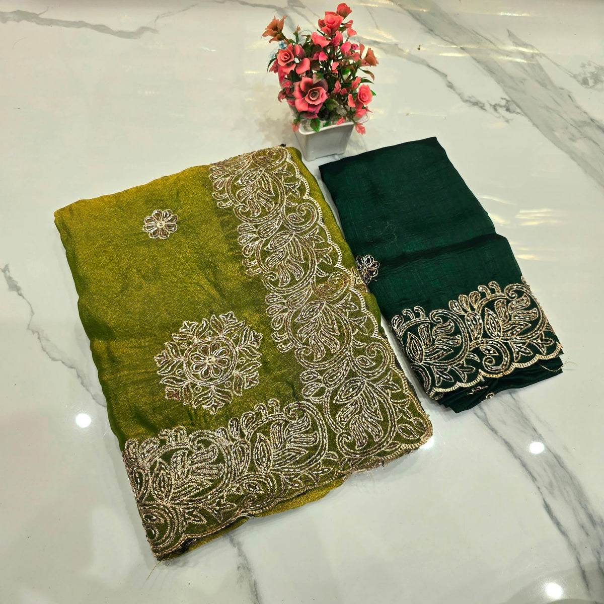 Diwali Special Party Wear Silk Saree