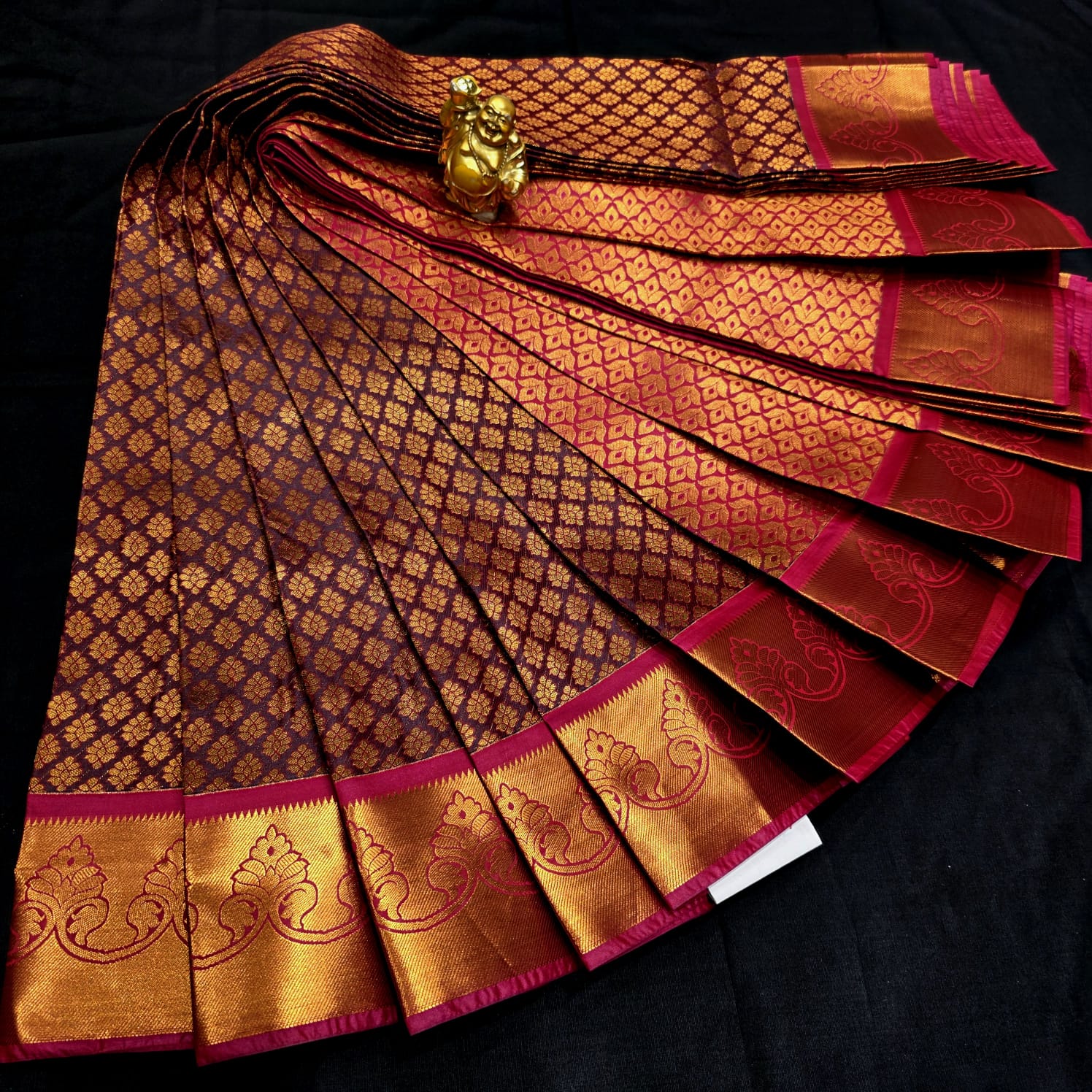 All Self Bridal Saree
