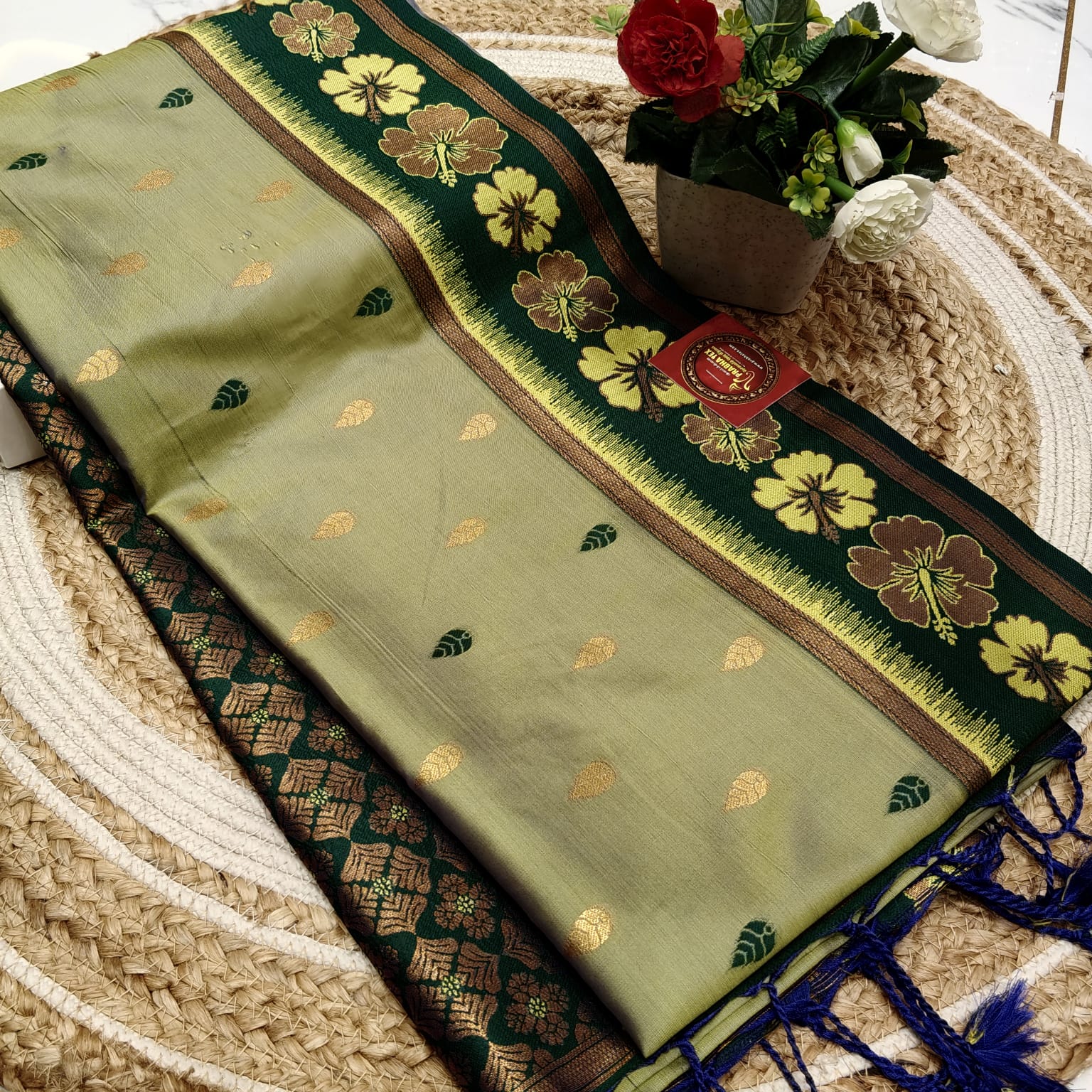 Flower luxury Soft Silk
