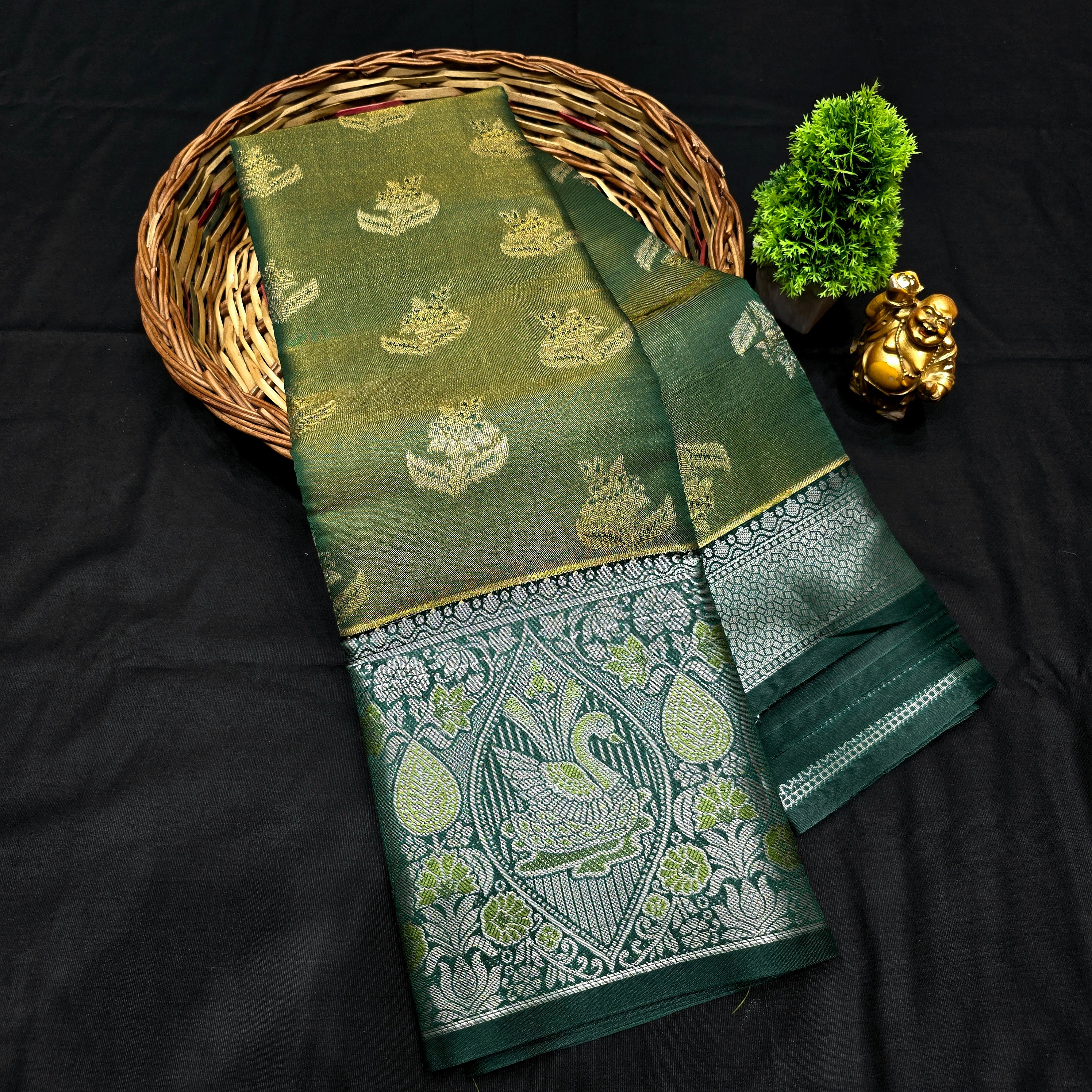 Tissue Bridal Saree