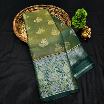 Tissue Bridal Saree