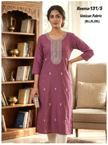 Premium Vetican Fabric Kurti