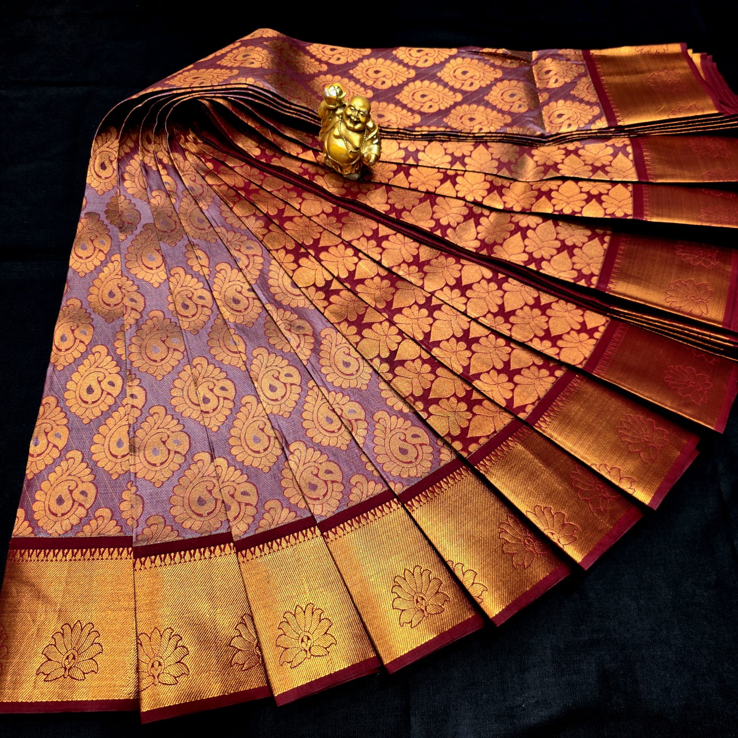 All Self Bridal Saree