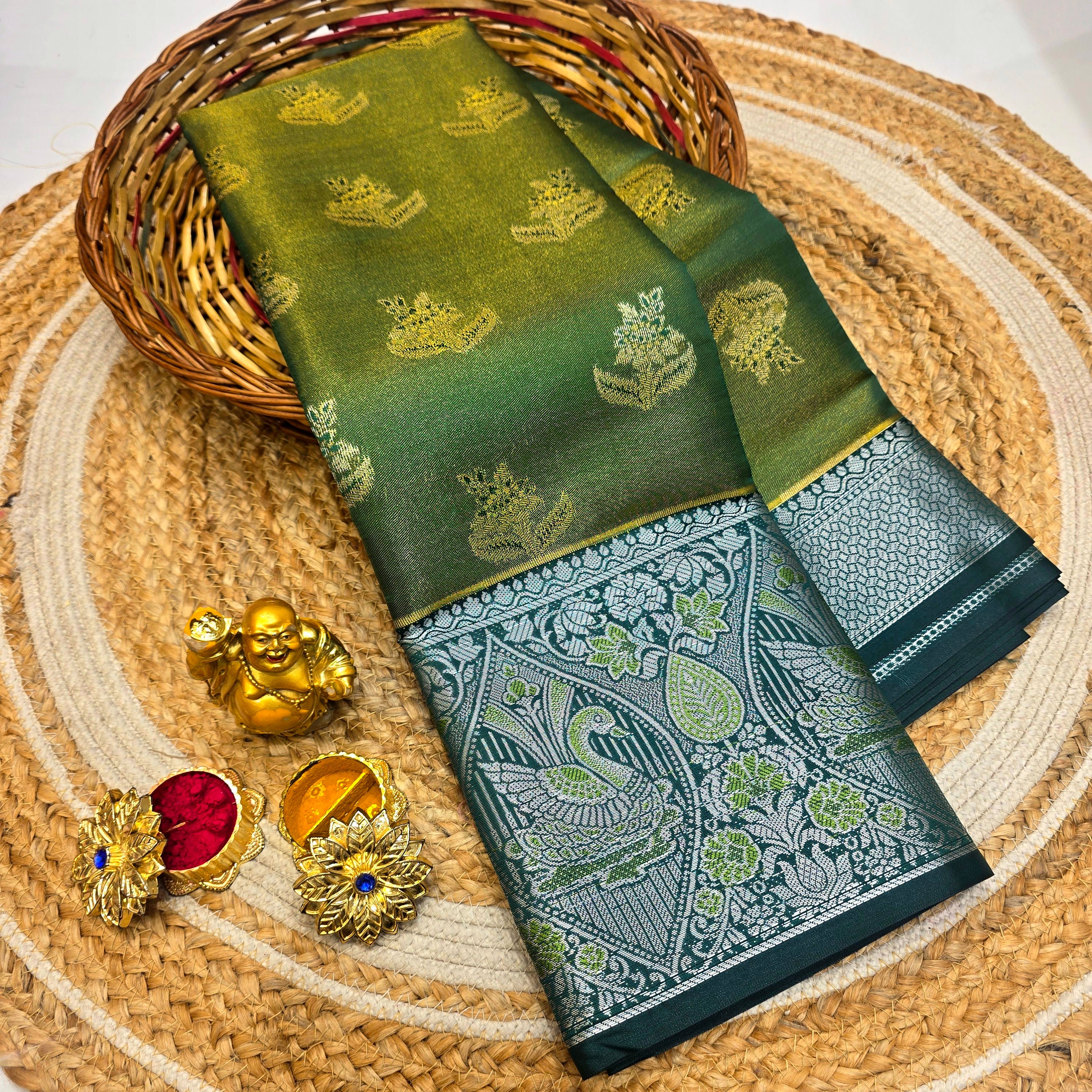 Tissue Bridal Saree
