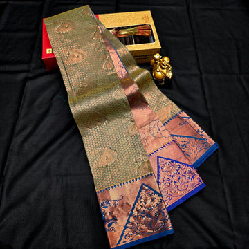 All Self Bridal Saree