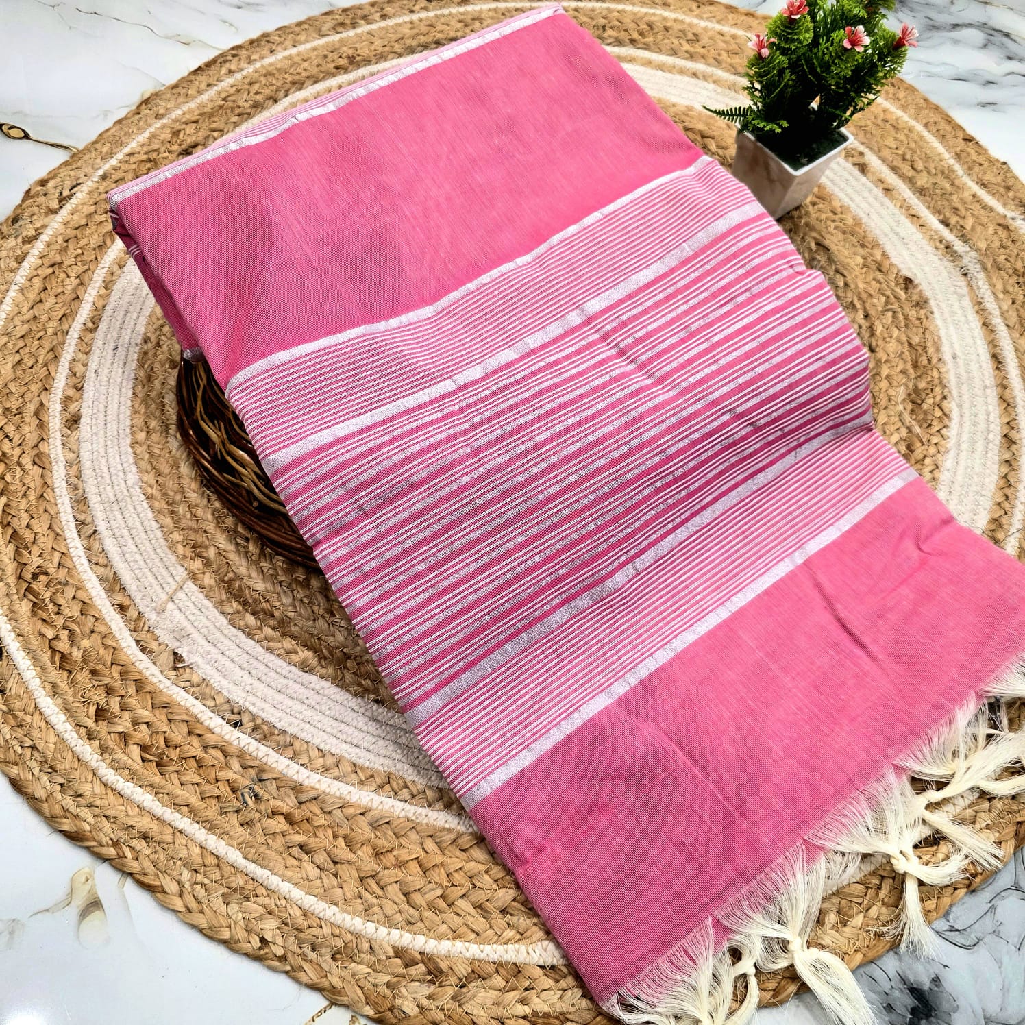 Jute Cotton Saree