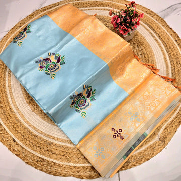 Fancy Tissue Silk Saree