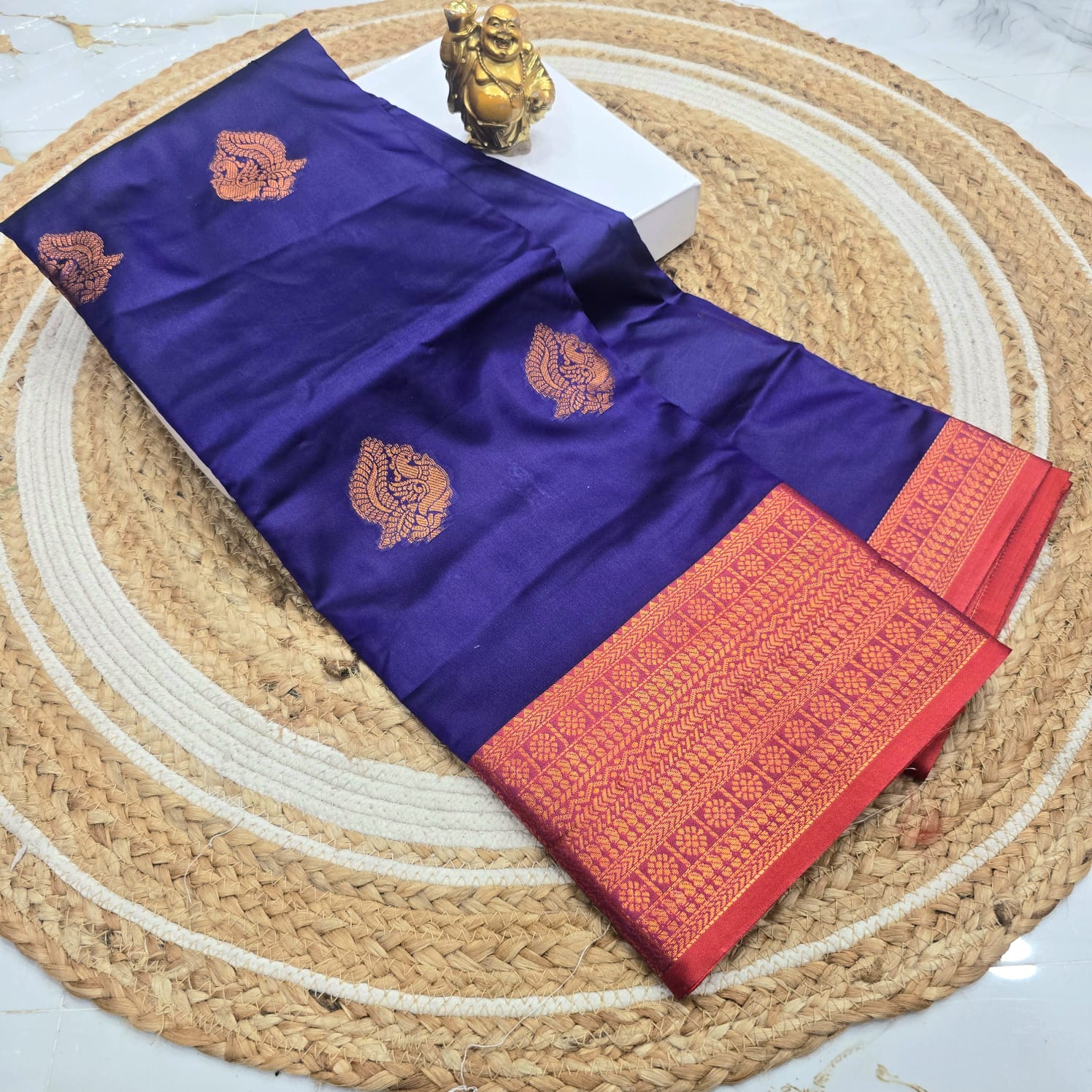 Traditional Soft Silk Zari Border Saree