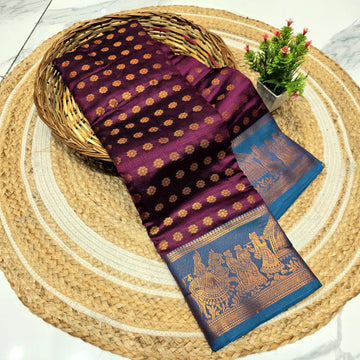 1000 Butta Pallakku Design Saree