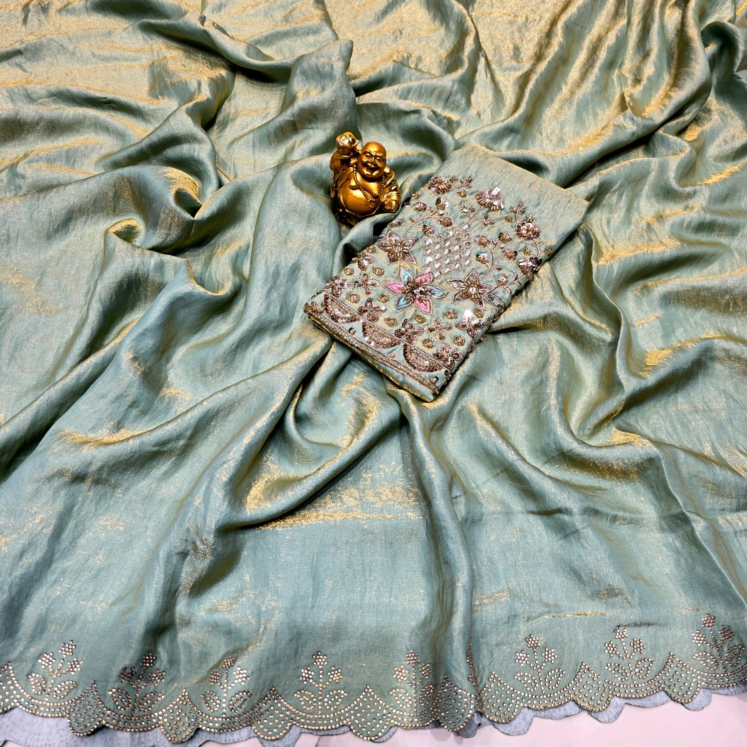 Space Silk Party Wear Saree