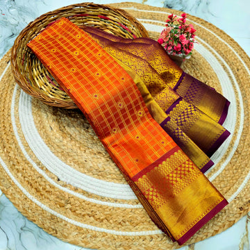Traditional Checkered Zari