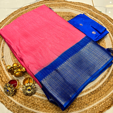 Fancy Blouse Work Saree