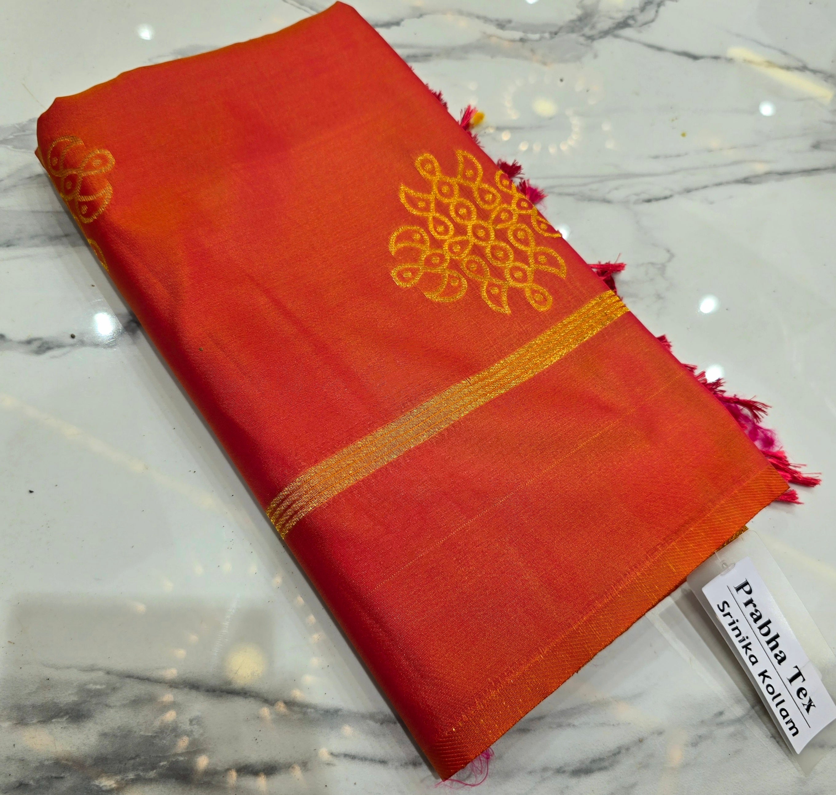 Premium kolam Silk Saree
