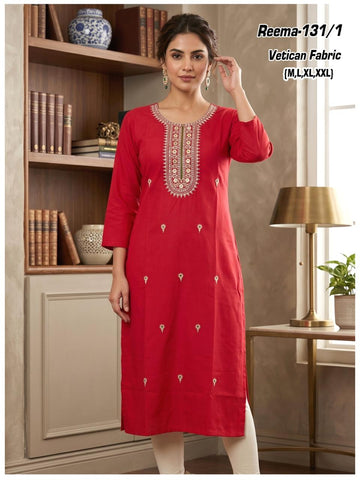 Premium Vetican Fabric Kurti