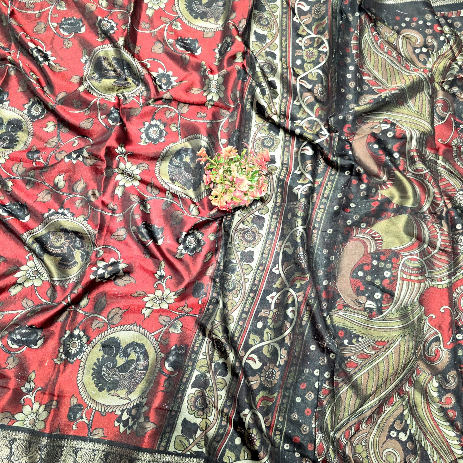 Narayani Kalamkari Silk Saree