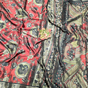 Narayani Kalamkari Silk Saree