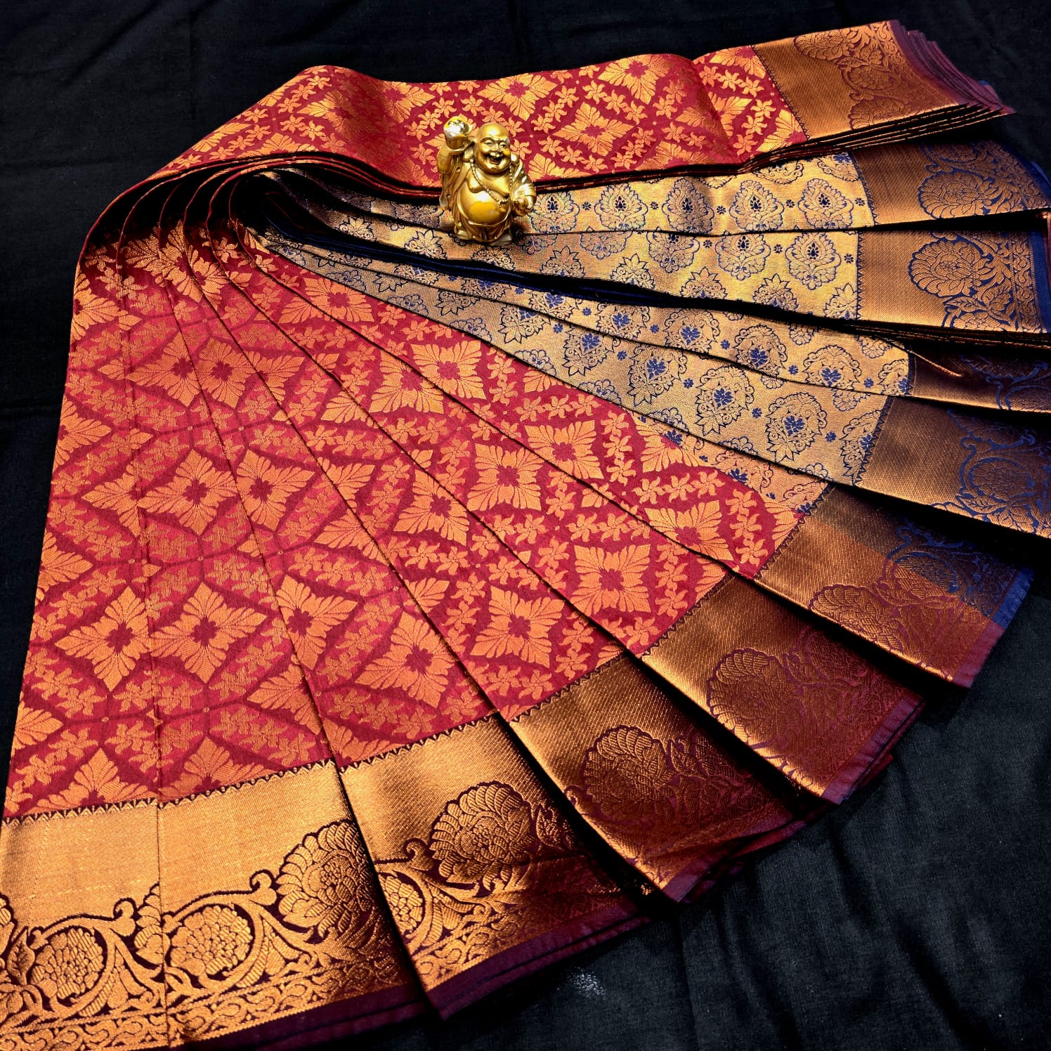 All Self Bridal Saree