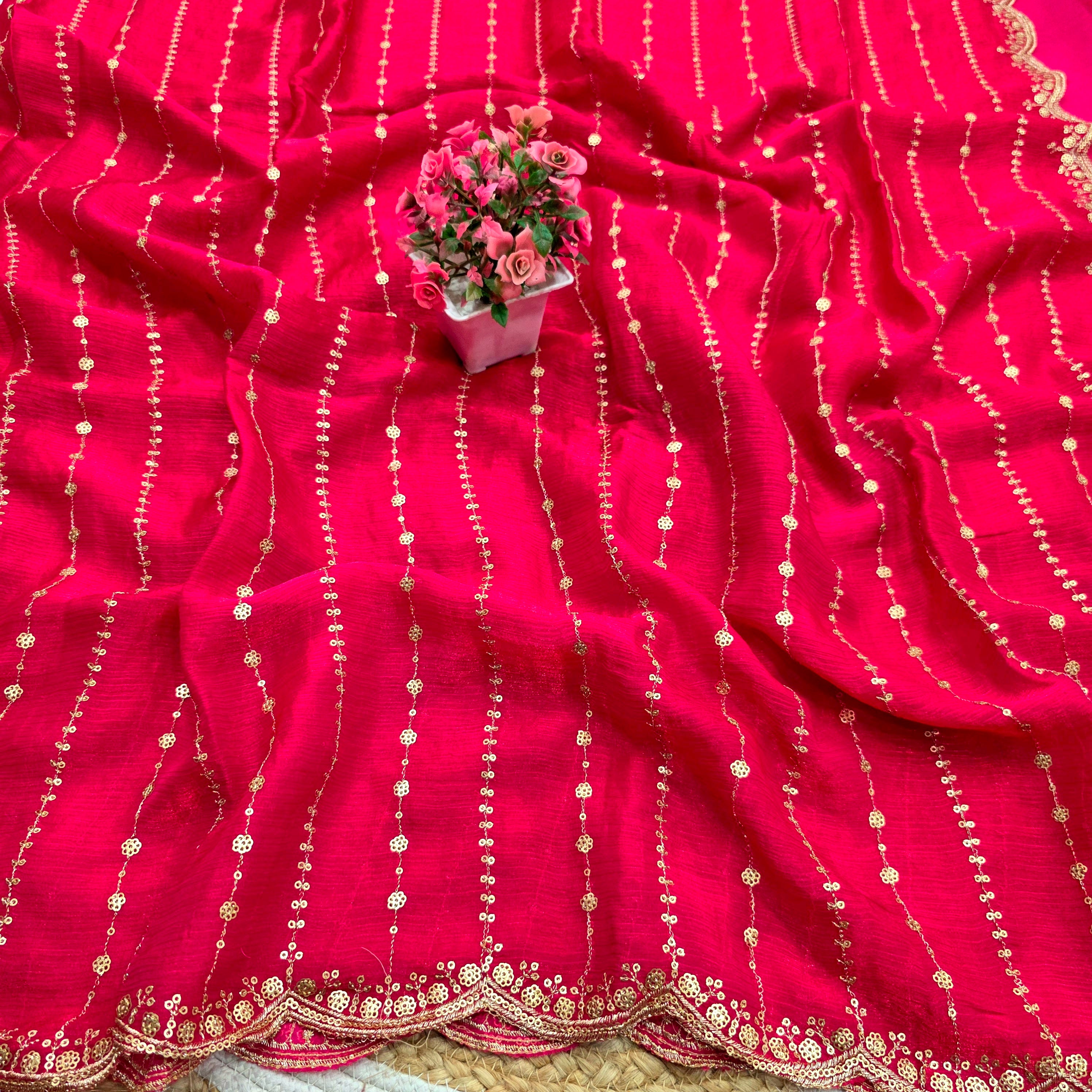Space Silk Replica Saree