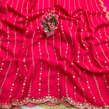 Space Silk Replica Saree