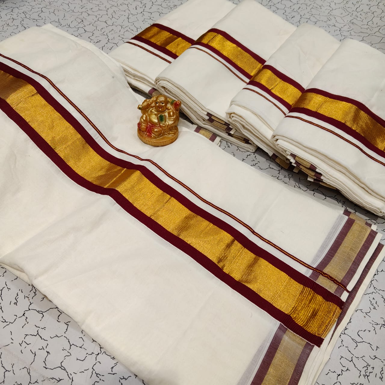 Kerala Plain Sarees