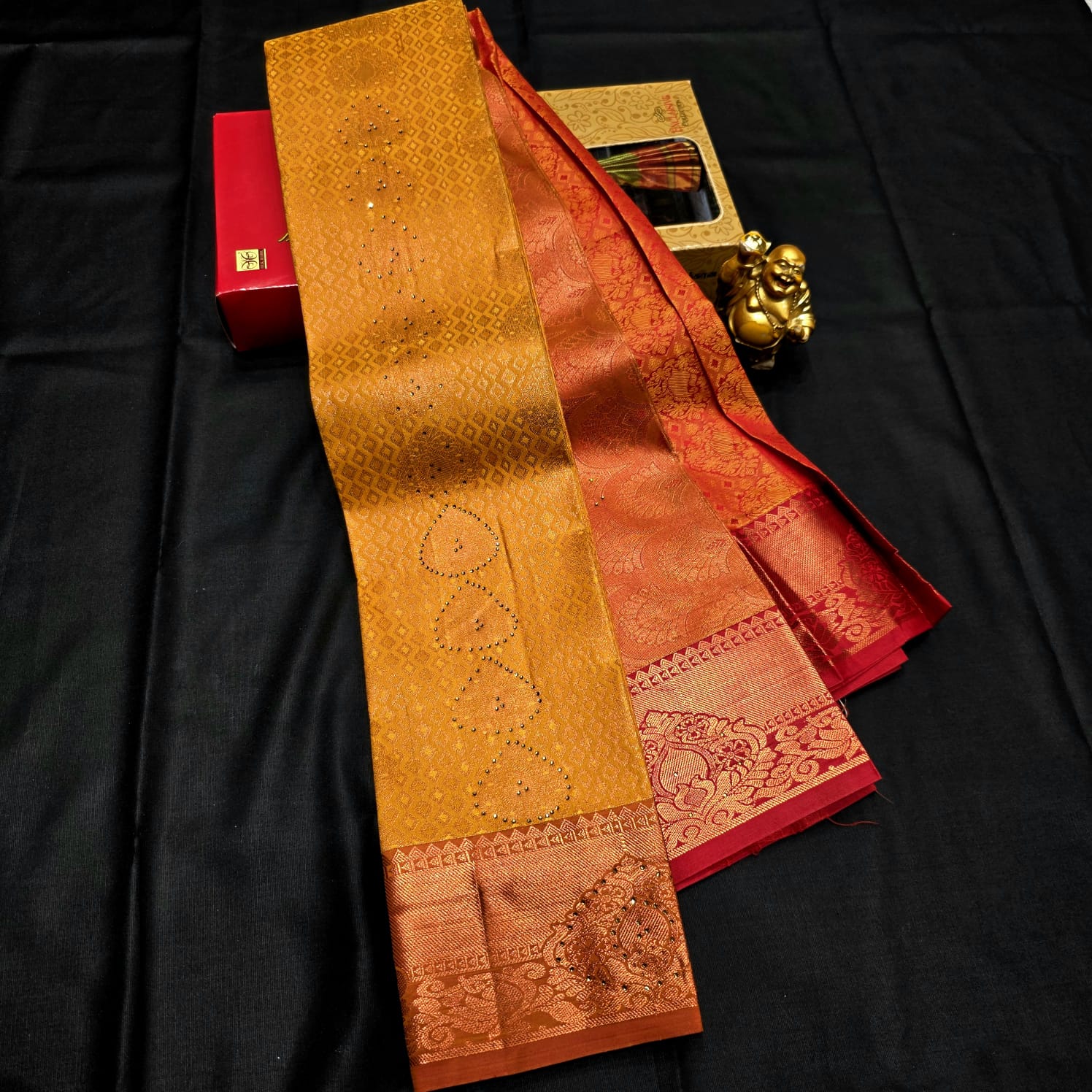 All Self Bridal Saree