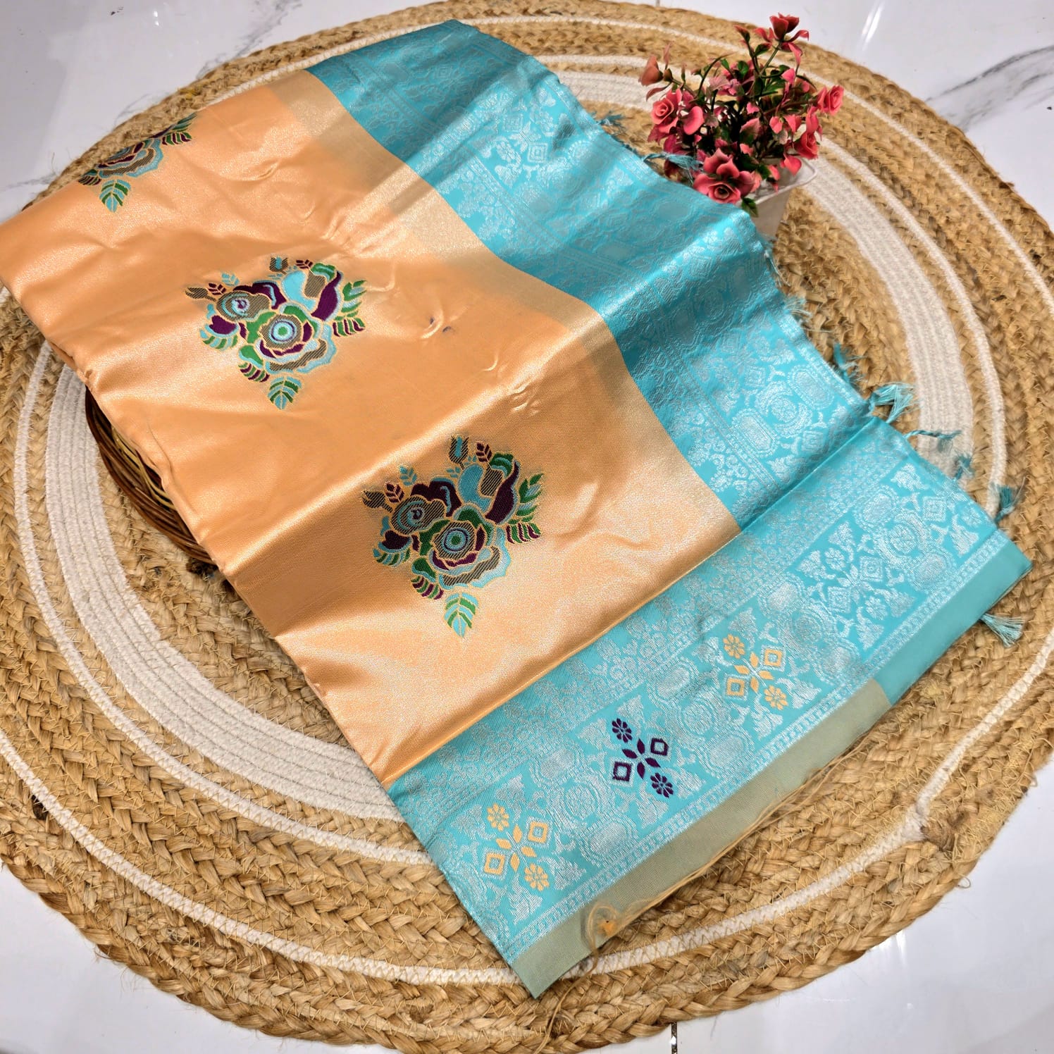 Fancy Tissue Silk Saree
