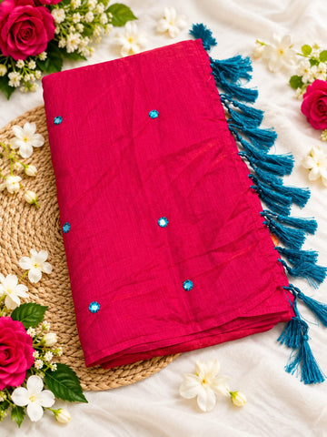 Mirror Silk Saree