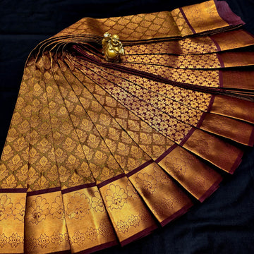 All Self Bridal Saree
