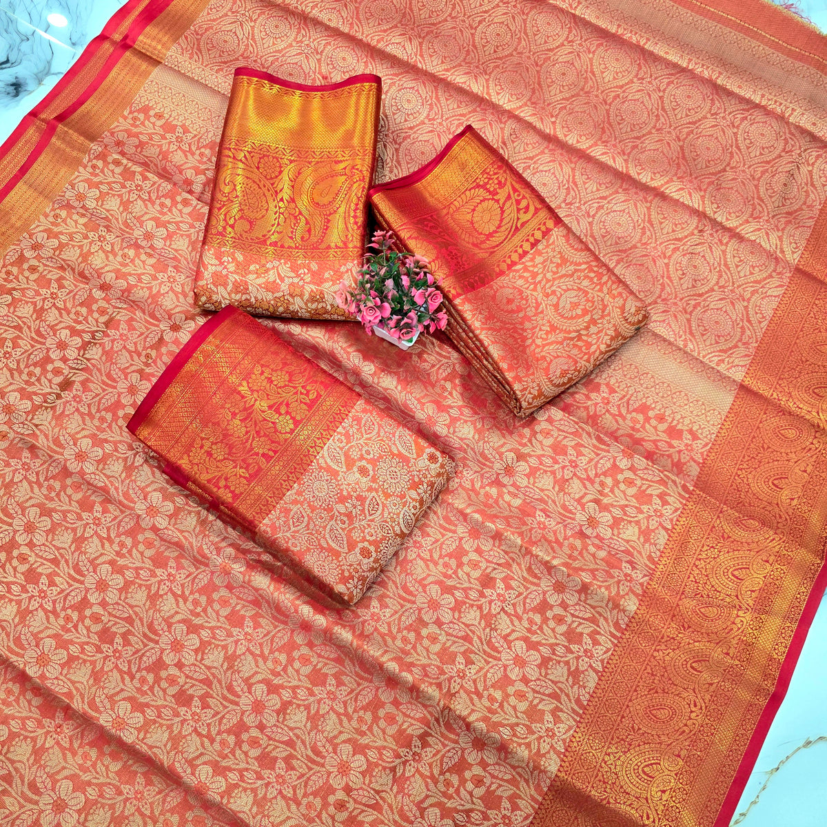 One Gram Gold Saree ( Same Colour only dispatch )