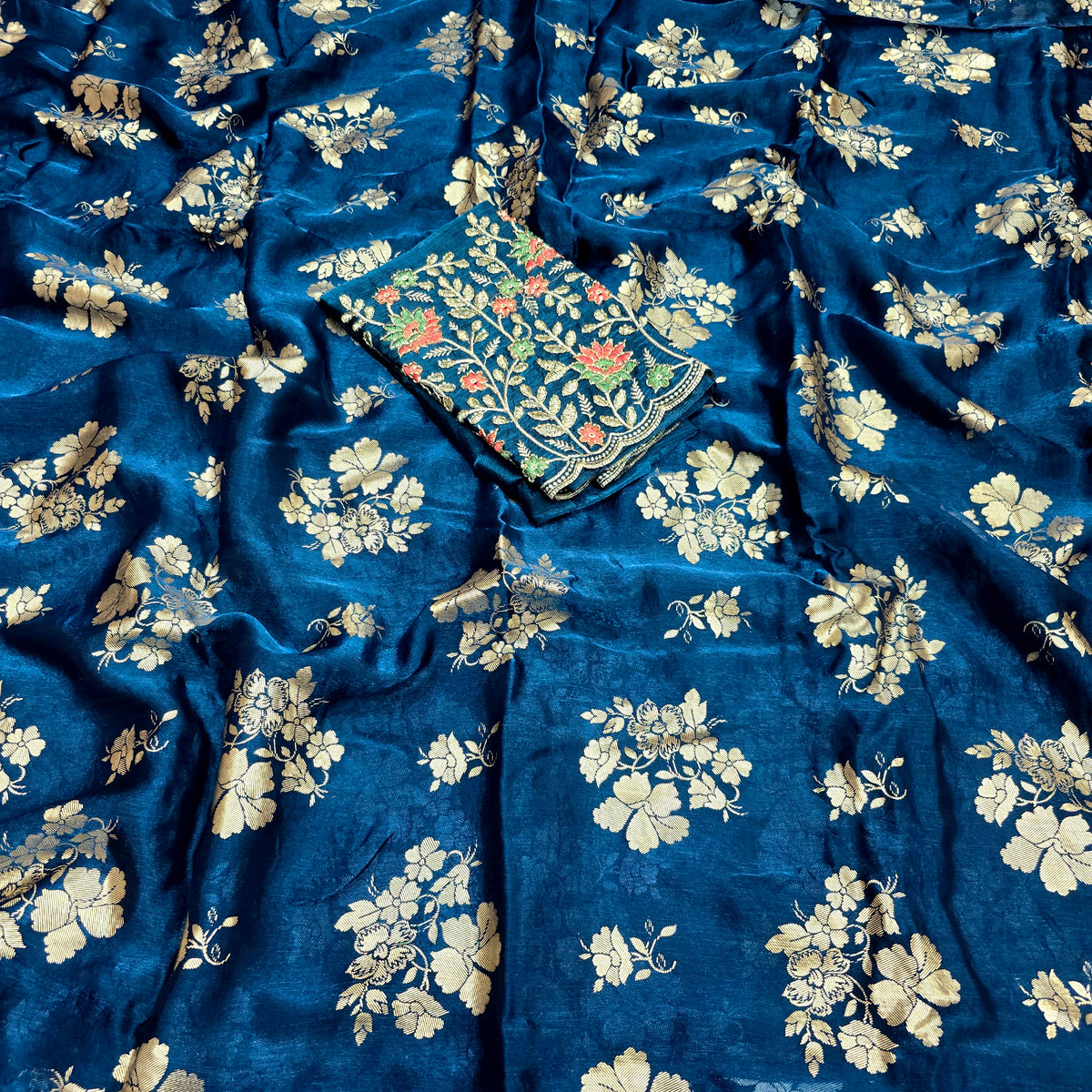 Majestic Fancy Zari Silk Saree ( Same Colour only dispatch )