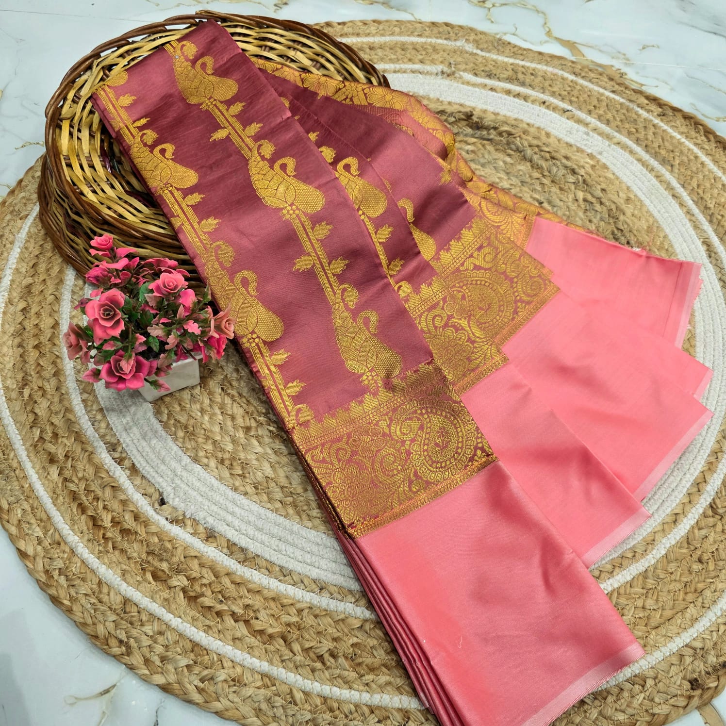 Rich Traditional Vairaoosi Silk Saree ( Same colour only dispatch )