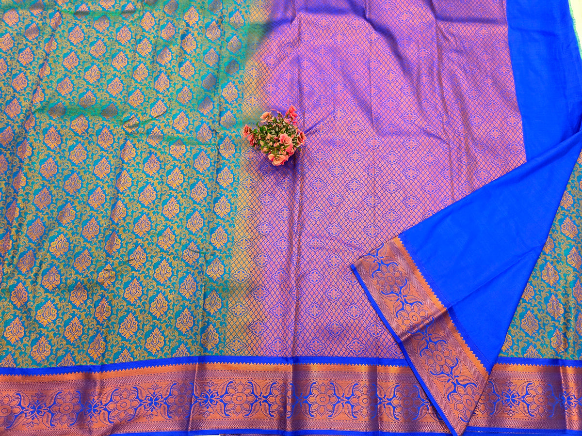 Mayil Pattu Saree ( Same Colour only dispatch )