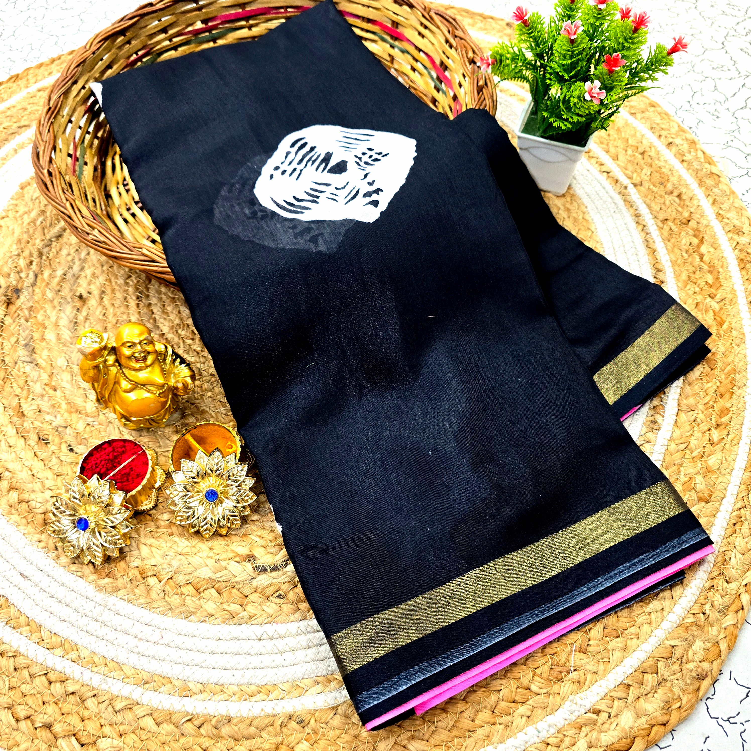 Malmal Cotton Saree