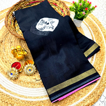 Malmal Cotton Saree