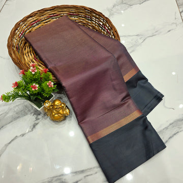 Copper Tissue Silk Saree