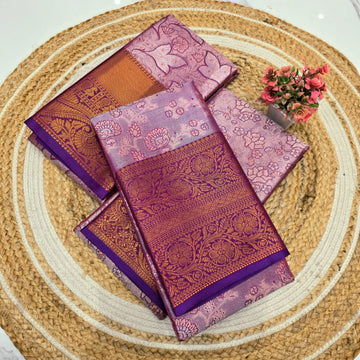 One gram Tissue Silk Saree ( Same colour only Dispatch )
