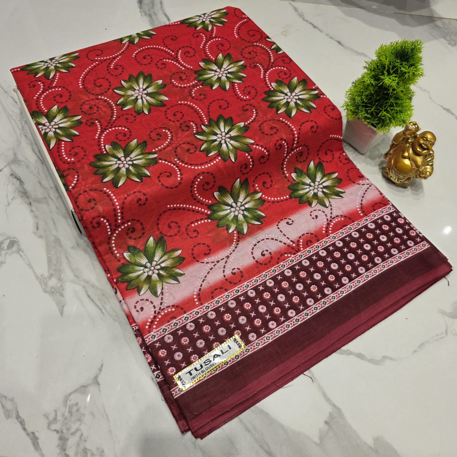 Voile Cotton Saree