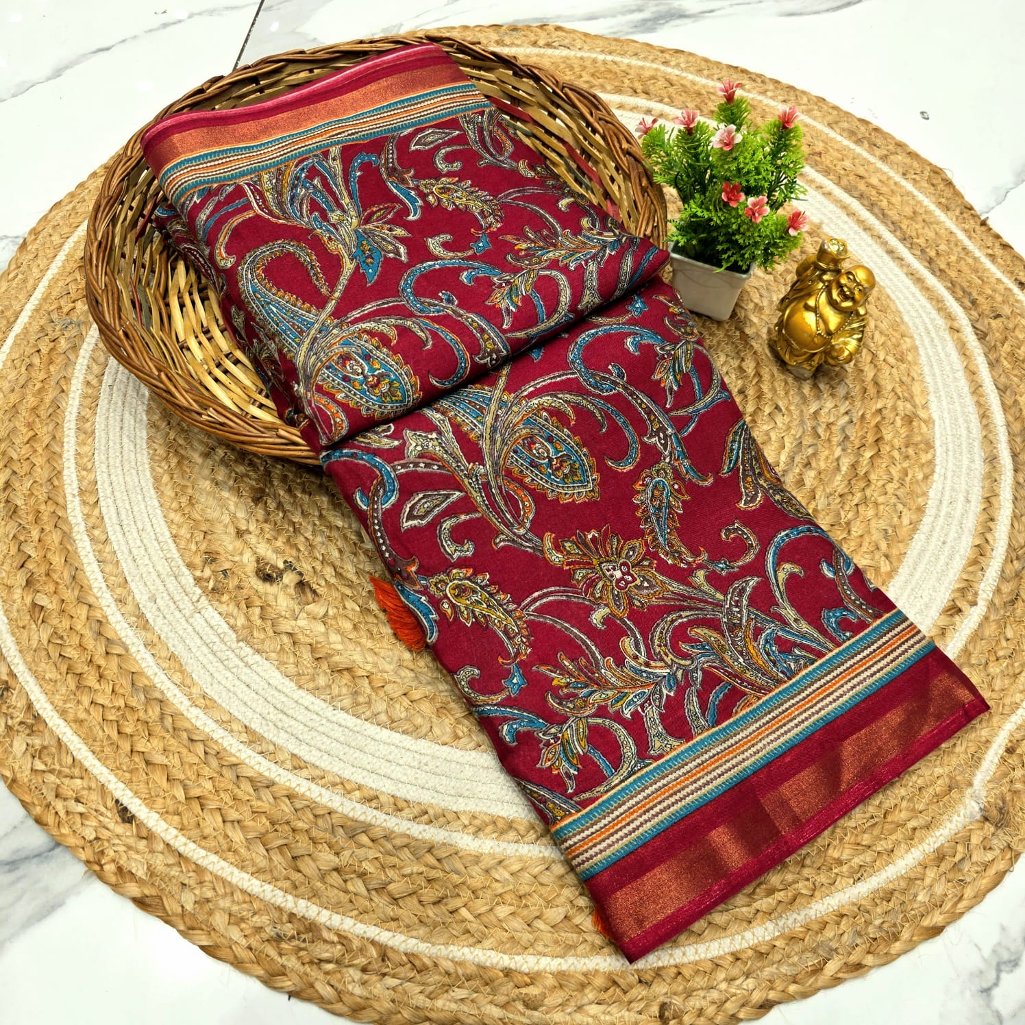 Malai cotton Saree
