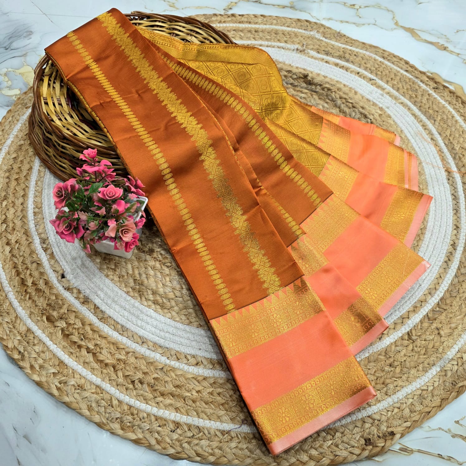 Rich Traditional Vairaoosi Silk Saree ( Same colour only dispatch )