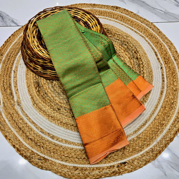 Offer Jacquard Silk Saree ( Same colour only dispatch )