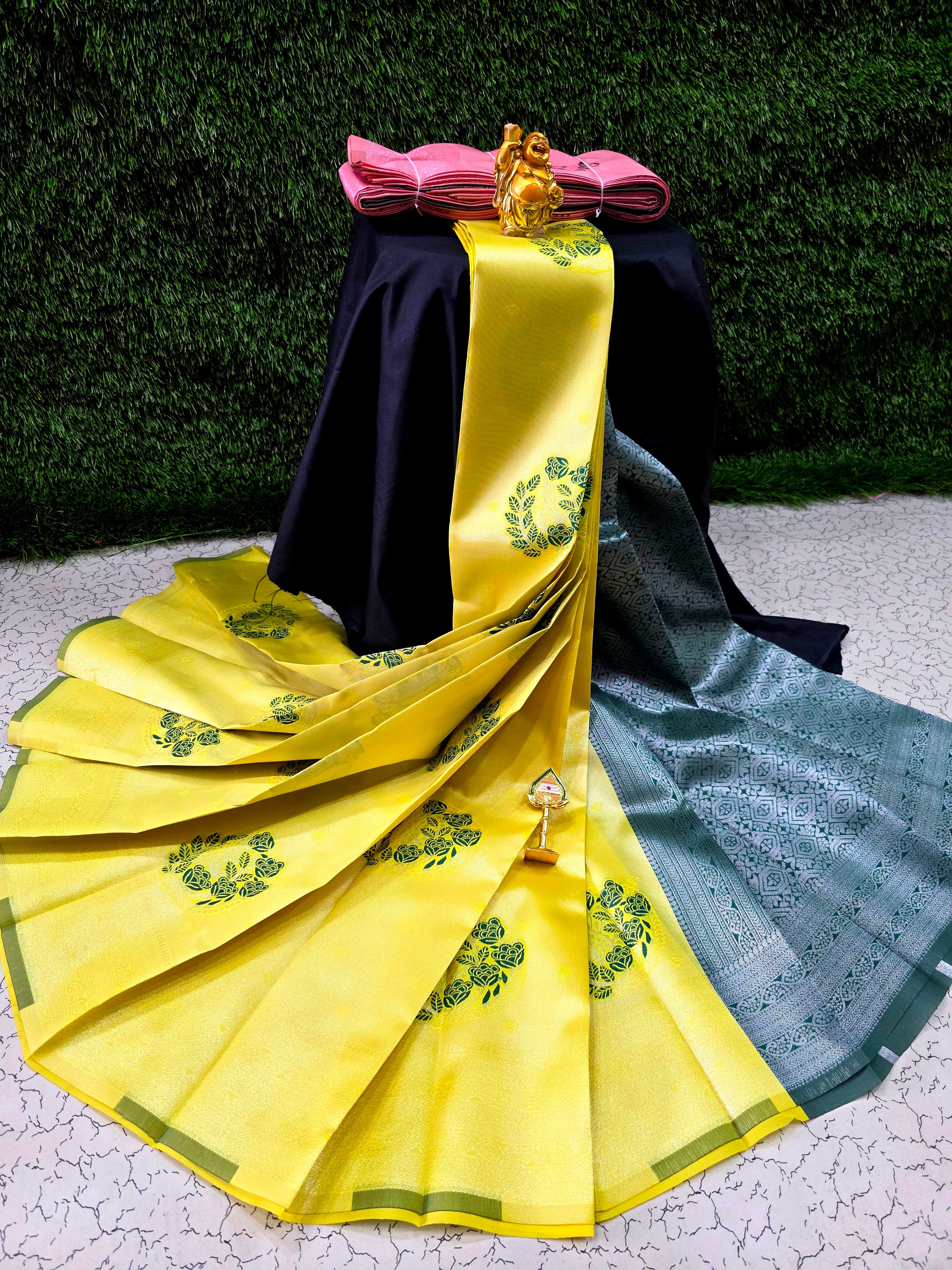 Laxmi Kubera Semi Silk Saree
