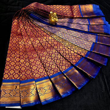 All Self Bridal Saree