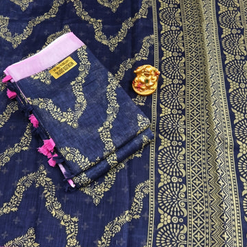 Neckless Linen Offer Sarees