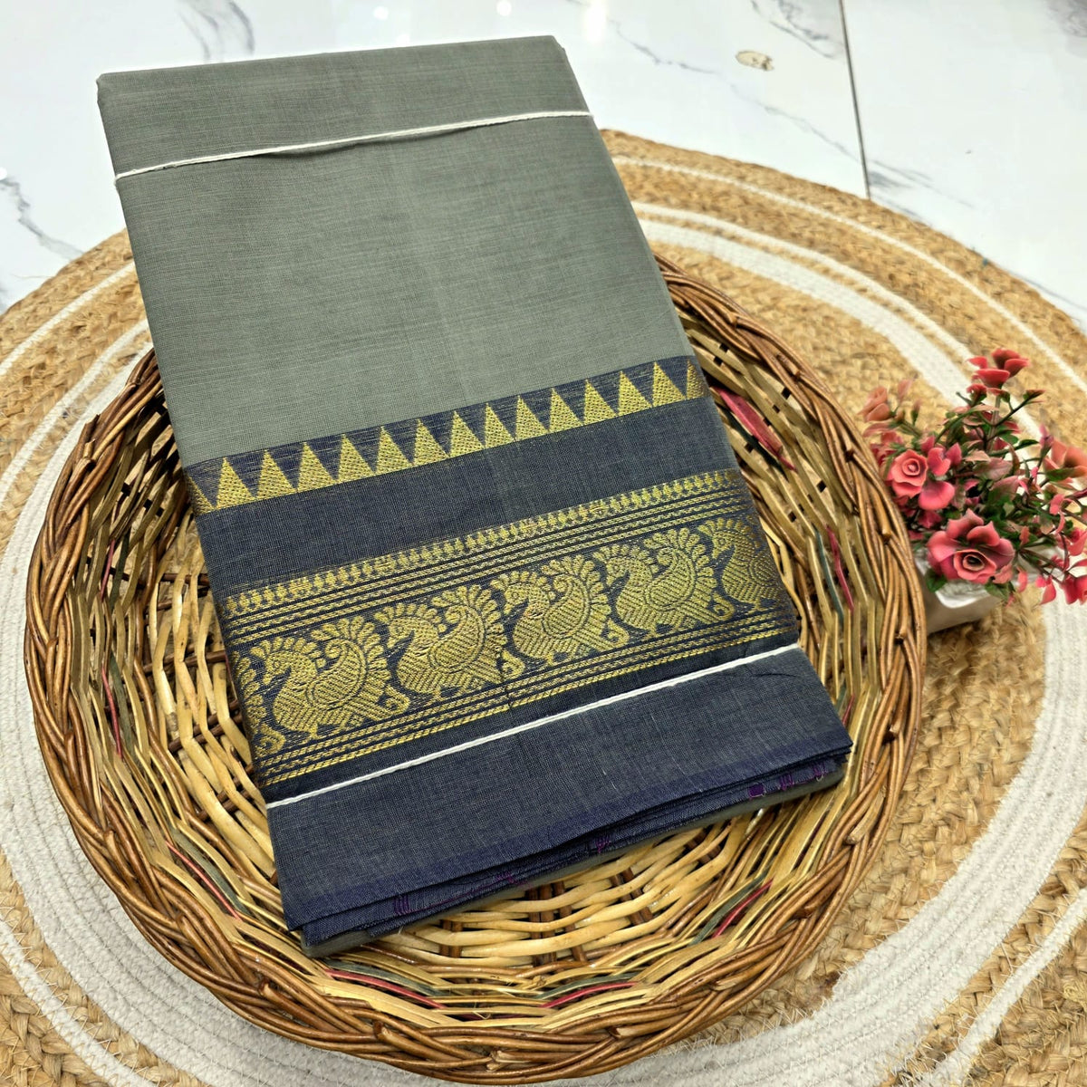 Chettinad Cotton Saree ( without blouse )