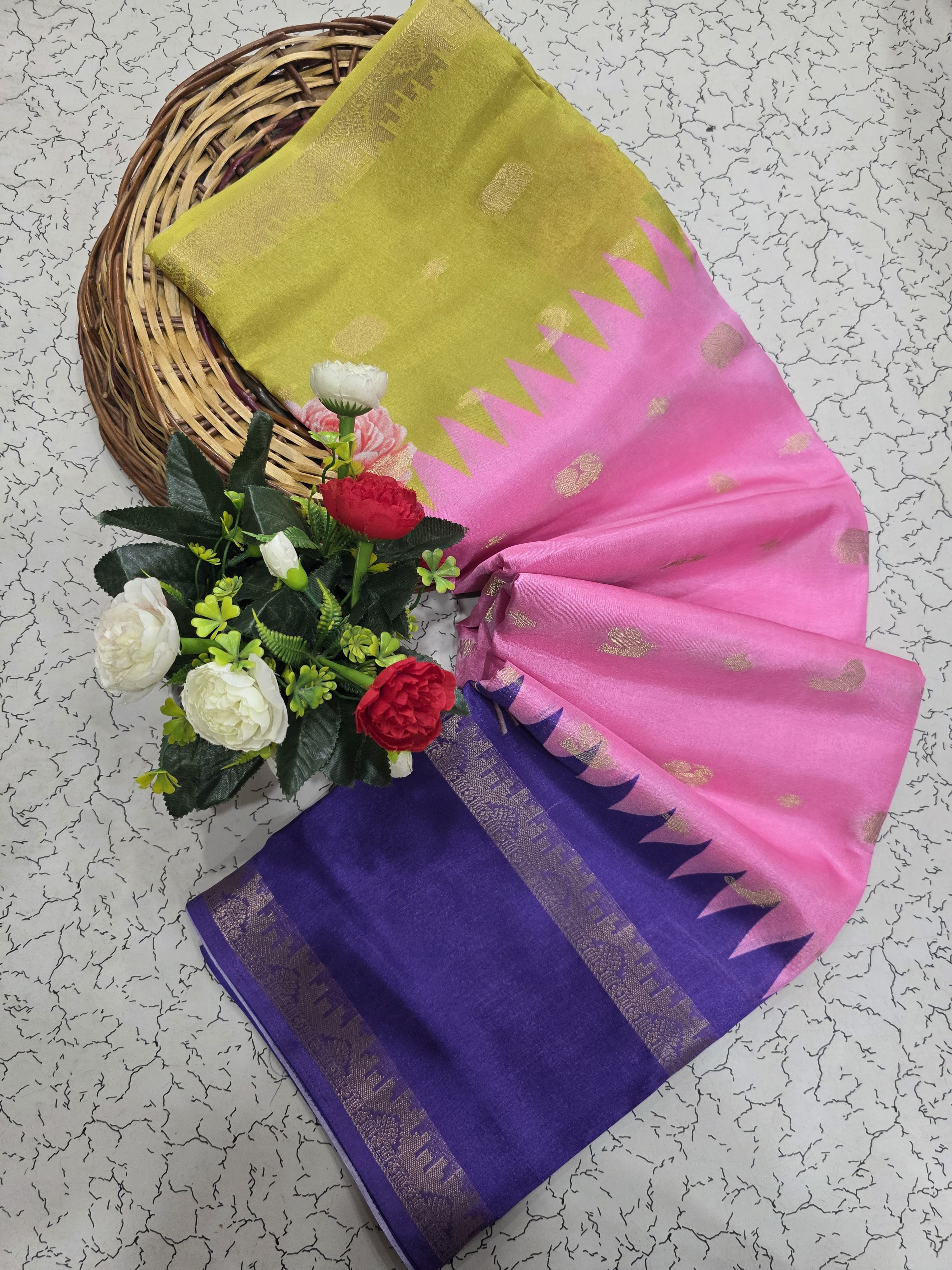 Royal Rose Silk Saree