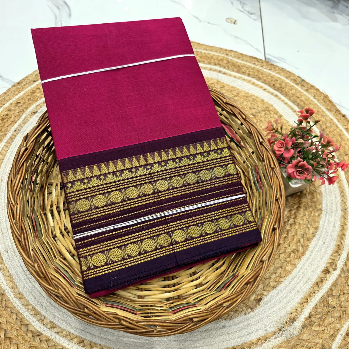 Chettinad Cotton Saree ( without blouse )